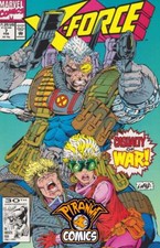 X-FORCE #7 (1991) FN STICKER COPY MARVEL