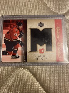 2005/06 upperdeck series 2 majestic materials 22/50 Jarome Iginla