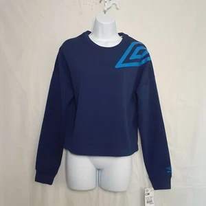 Umbro Women's Cropped Crew Neck Sweatshirt Size Medium - Picture 1 of 11
