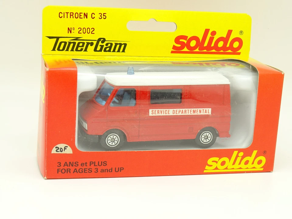 Solido 1/50 - Citroen C35 Pompieri 2002 - Immagine 1 di 1