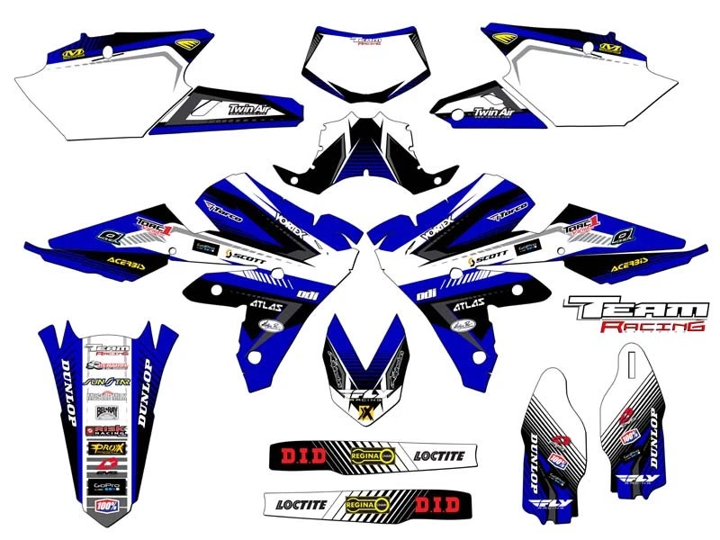 2015-2019 YAMAHA WR 250 GRAPHICS DECALS STICKERS WR250F 250F F 2018 2017 2016 - Image 1 of 1