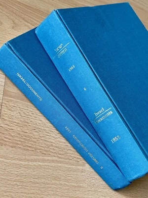 DOCUMENTS ON THE FOREIGN POLICY OF ISRAEL 1951 Vol 6 ZIONISM JEWISH PALESTINE - Image 1 of 4