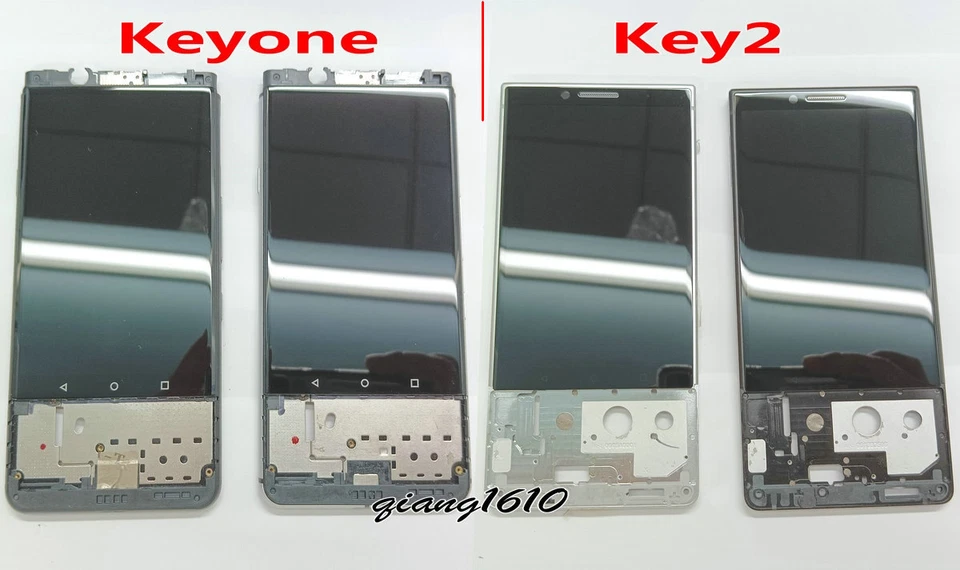 原始设备制造商液晶显示屏触摸屏组件+框架适用于黑莓Keyone / Key2 Two — 第 1/1 张图片