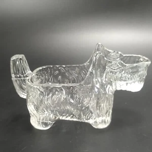 Vintage Scottie Dog Creamer L.E. Smith Glass FDR's Made for Grape-Nuts Cereal - Bild 1 von 10