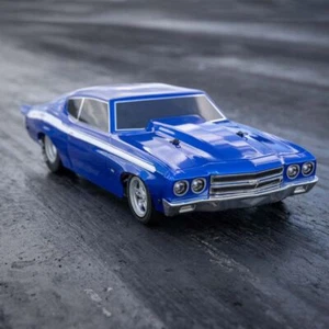 1970 Chevy Chevelle 2WD Mini No Prep RC Drag Car Brushless RTR 1/16, Black - Picture 1 of 7