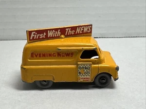Lesney Matchbox No. 42 Evening News Van yellow and Red. First With The News. - Picture 1 of 13