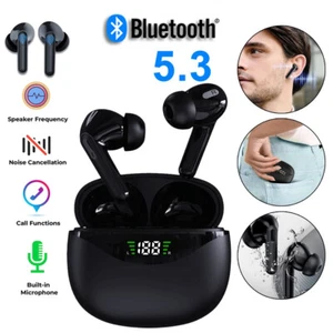 Ear Buds Earbuds Bluetooth Wireless Air Buds Ear pods HD Headphones LED Headset - Picture 1 of 21