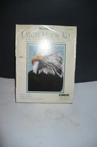 Latch Hook Kit Bald Eagle Pattern 20 x 27 Inch DIY Rug Crochet  wonder art - Picture 1 of 3