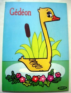 ALBUM JEUX ET COLORIAGES - GEDEON LE CANARD - BENJAMIN RABIER 1977 - Picture 1 of 2