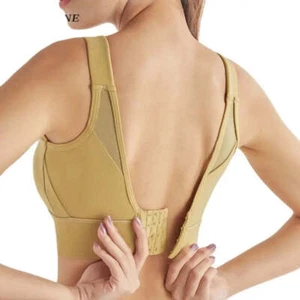 Sports Bras High Impact Push Up Bra Crop Top Fitness Women Large Big Size Underw - Picture 1 of 16