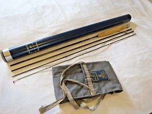 8 1/2ft #5 Hardy Ultralite Four Section Travel Rod + Makers Bag & Tube. - Picture 1 of 10