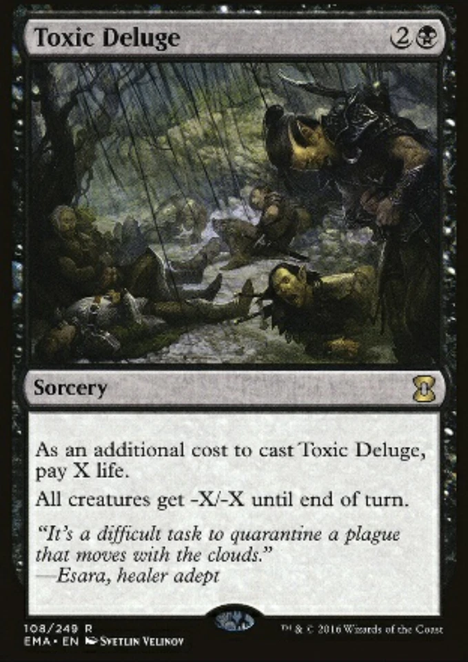 TOXIC DELUGE | ETERNAL MASTERS | FOIL | ENGLISH | MINT | #C325 - Image 1 of 1