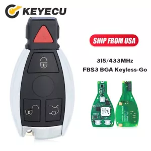 Xhorse MB FBS3 BGA Keyless-Go Smart Remote Key Fob for Mercedes-Benz 315/433MHz - Bild 1 von 6