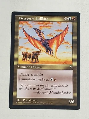 MTG Firestorm Hellkite (Visions/Gold/R) - BGM - Image 1 of 2