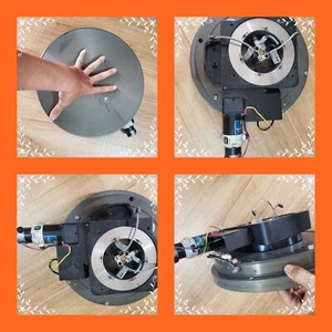 DUŻY GRAMOFON 31cm ze stołem próżniowym - Zdjęcie 1 z 12