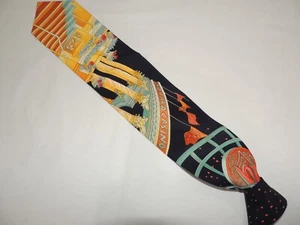 Gorgeous Leonard Paris Men's 100% Floral Silk Necktie Tie Leonard Casino - Picture 1 of 12
