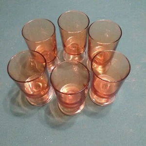 6 Luminarc Arcoroc Wein Cocktail Gläser Gelb 10 cm selten - Bild 1 von 2