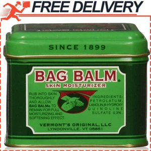 Bag Balm Vermont's Original Hand Moisturizer, Skin Balm for Dry Skin Lotion, 4oz - Picture 1 of 7