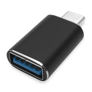 Adapter USB-A auf Type-C, schwarz USB 3.2 Gen1 5GB/s, schnellladefähig,... - Afbeelding 1 van 2