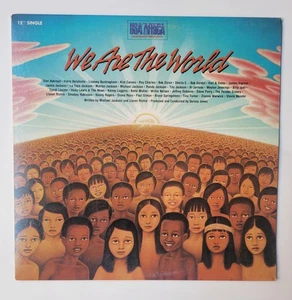 USA For Africa 12" Single We Are the World 1985 LP US2-05179 Shrink NEAR MINT LP - Imagen 1 de 4