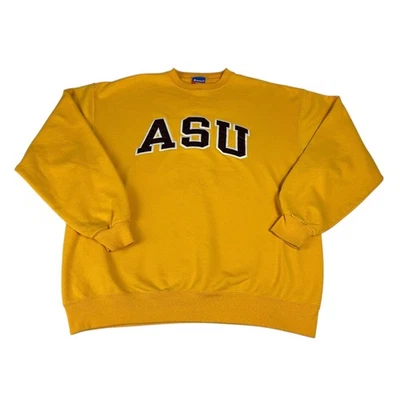 Arizona State Sun Devils Sudadera Para Hombres XL Dorado Cuello Redondo Campeón de la NCAA Pullover Foto 1 de 4
