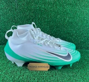 Men's Nike Air Zoom Vapor Pro 1 Green White Football Cleats HM8850-100 Size 7.5 - Picture 1 of 5