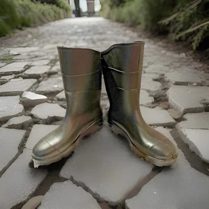 George Unisex Waterproof General Purpose Rubber Boots Size 11 Black - Picture 1 of 11