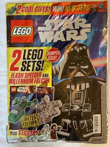 LEGO Star Wars Magazine #18 ~ Flash Speeder + Millennium Falcon Ex cond - Picture 1 of 1