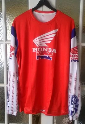 КРАСНАЯ ФУТБОЛКА HONDA 44 ДЮЙМА XLARGE КЛАССИЧЕСКИЙ СТИЛЬ РЕПЛИКА МОТОКРОСС ЭНДУРО ИСПЫТАНИЯ - Изображение 1 из 3