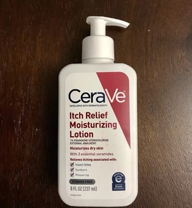 Cerave Itch Relief Moisturizing Relief Lotion 8 Oz. Brand New Buy more And Save! - Picture 1 of 3