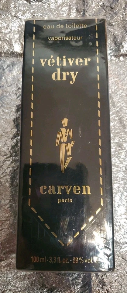 Carven Dry Vetiver Eau de Toilette EDT 100 ml 3,3 oz Spray Fórmula Original SELLADO Foto 1 de 4