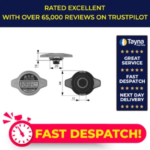 Radiator Cap fits VAUXHALL Gates 4709376 93194271 Genuine Top Quality Guaranteed - Picture 1 of 7