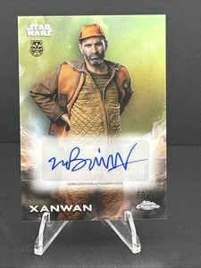 2025 Topps Chrome Star Wars Auto Zubin Varla As Xanwan #A-ZV /99 MINT 🔥🔥🔥 - Bild 1 von 3