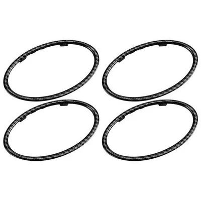 Anillo de salida de aire para automóvil 4 piezas marco decoración círculo apto para Ford Focus 2005-11 Foto 1 de 4