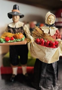 Vintage Midwest of Cannon Falls Thanksgiving 2 Mache Pilger Ernte Türkei - Bild 1 von 9