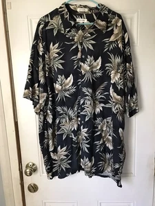 Pierre Cardin Men’s 3XLT Hawaiian Print Short Sleeved Shirt - Picture 1 of 4