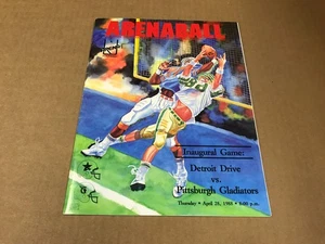 Revista de juegos de fútbol americano ArenaBall Arena, Detroit Drive vs. Pittsburgh Gladiators - Imagen 1 de 5
