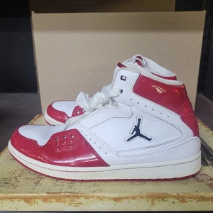 Gr. 10,5 Herrenschuhe Nike Jordan 1 Flight Mid Chicago Rot 372704-101 Turnschuhe - Bild 1 von 17