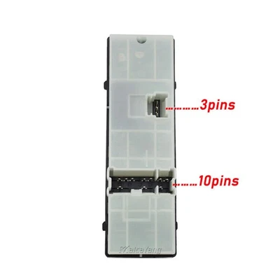 Left Driver For Infiniti G25 2011-2012 Main Power Window Switch 25401-9N00D - Image 1 of 4