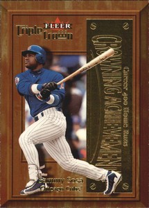2001 Fleer Triple Crown Crowning Achievements #12 Sammy Sosa