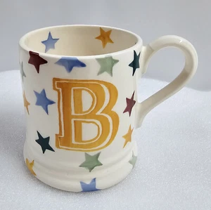 Emma Bridgewater Polka Star Mono B Half pt Becher bunte Sterne - Bild 1 von 6