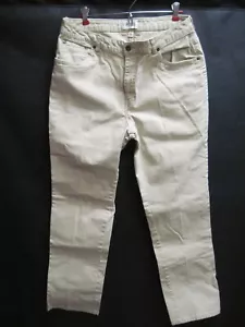 Women’s heavy duty tan jeans, size 16, St. John’s Bay stretchclassic - Picture 1 of 5
