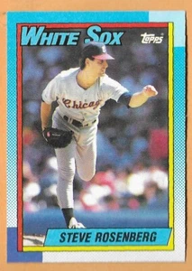 Steve Rosenberg Chicago White Sox #379 - Topps casi nuevo-como nuevo 1990 - Imagen 1 de 2