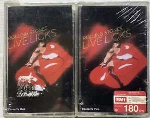 Rolling Stones Live Licks Original Thai Edition Double Cassette Seal - Picture 1 of 2