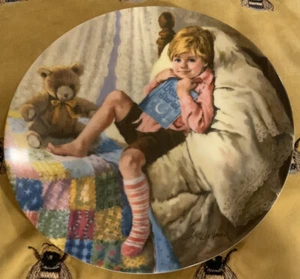 Diddle Diddle Dumpling Collectors Plate John McClelland Reco 1984 Mother Goose - Picture 1 of 7