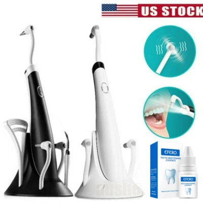 Oral Clean Sonic Dental Scaler Teeth Whitening Tool Plaque Stain Remover Machine - Image 1 of 4