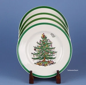 Spode CHRISTMAS TREE S 3324, 4er Set Salatteller, neuwertig & fast neuwertig - Bild 1 von 2