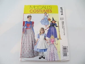 McCall's MP374 Kostüme UNGESCHNITTENES Muster Größe S/M/L/XL vermisst Kinder Mädchen  - Bild 1 von 4