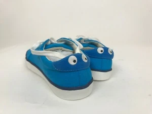 Crewcuts Womens 6 1/2 Shoes Max The Monster Eyes Blue New No Box - Picture 1 of 6