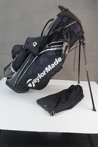 Taylormade Supreme Hybrid Golf Bag Stand Carry 14 Way Black & White - Picture 1 of 7